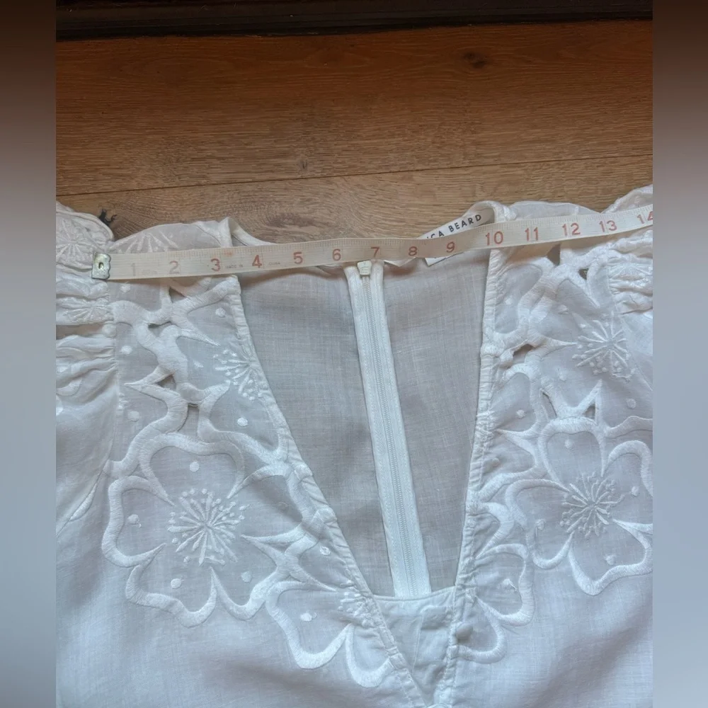 Veronica Beard White Maxi Dress (professionally altered) - Picture 7 of 15